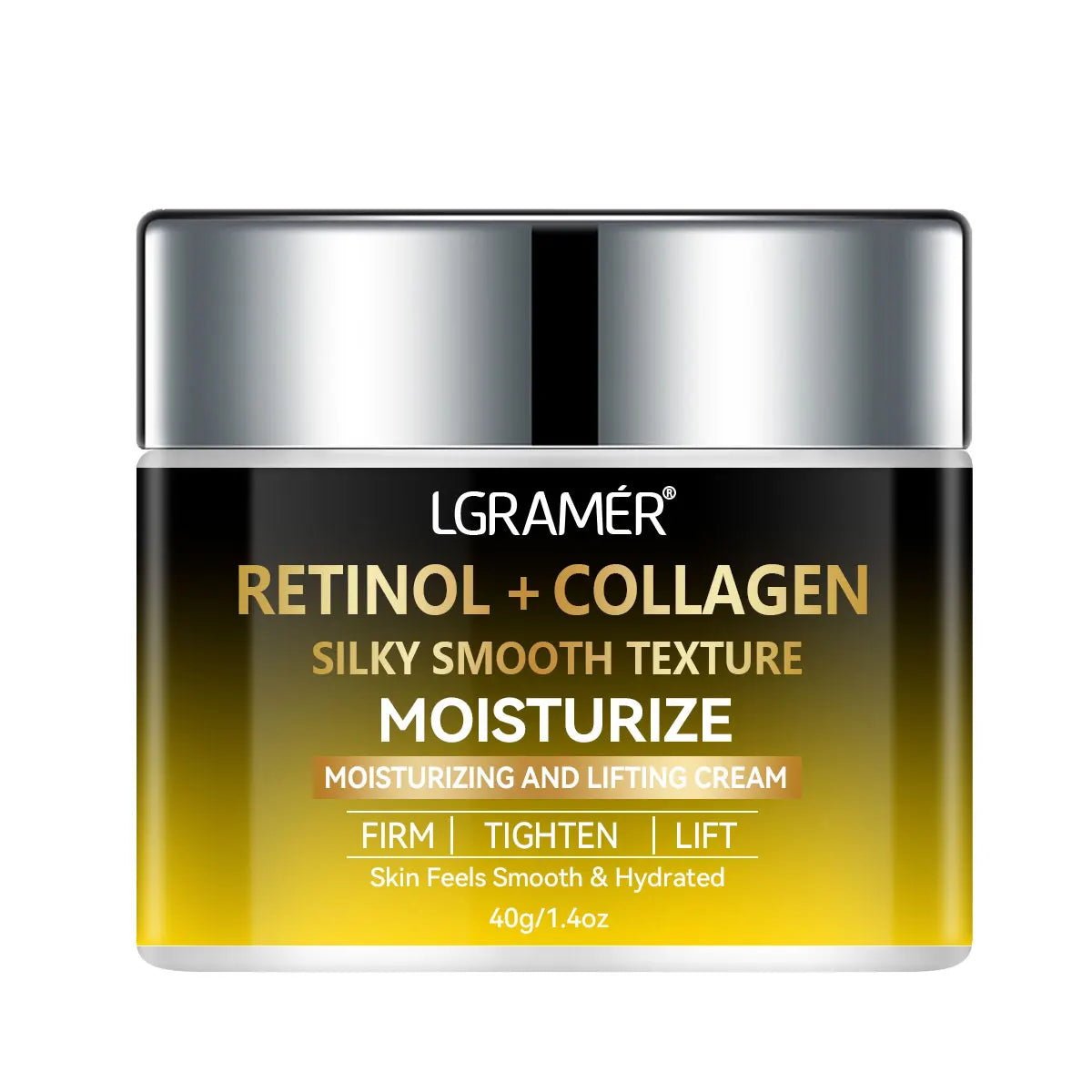 LGRAMER Collagen Moisturizing Cream Anti-aging Spot and Wrinkle Lightening to Keep Your Skin Strong and Delicate Moisturizing